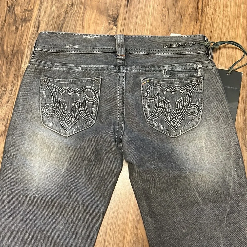 NWT Mek Denim Glasgow Straight Legs Jeans Sz 26/34 - Picture 5 of 9